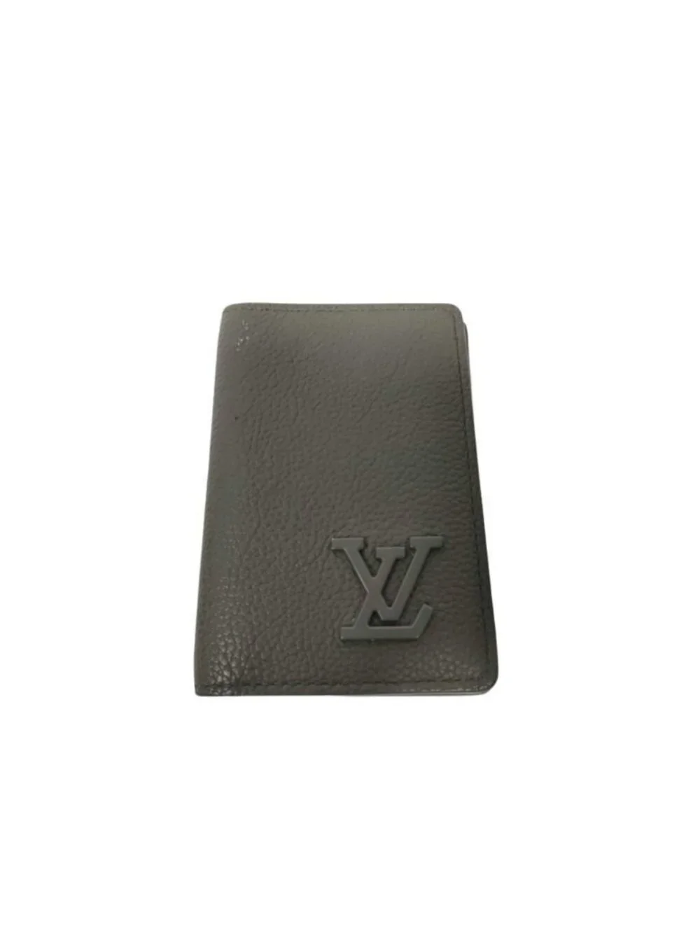 Louis Vuitton Card Case Aerogram Organizer de Poche Khaki Leather Business